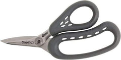 Clauss - 4" LOC, 7" OAL Titanium Shears - Plastic Handle, For Paper, Fabric - Americas Industrial Supply