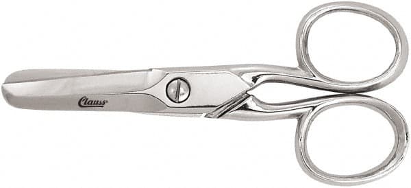 Clauss - 1" LOC, 7-5/64" OAL Scissors - Steel Handle, For Paper, Fabric - Americas Industrial Supply