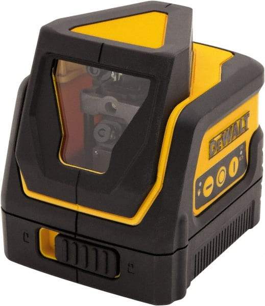 DeWALT - 2 Beam 165' Max Range Line Laser Level - Red Beam, 3/32" Accuracy, Battery Included - Americas Industrial Supply