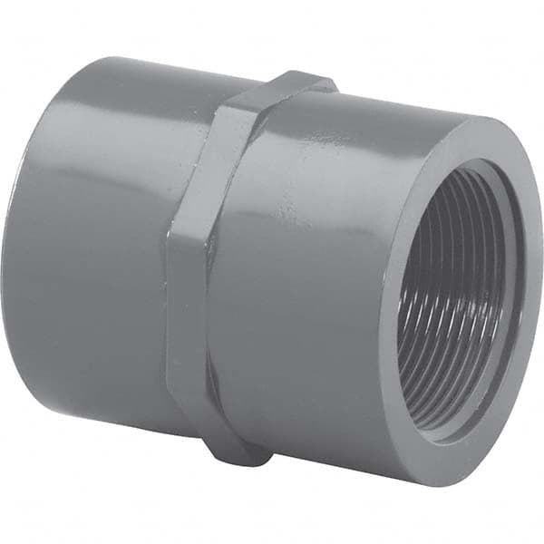 Value Collection - 1-1/2" PVC Plastic Pipe Female Adapter - Slip x FIPT End Connections - Americas Industrial Supply