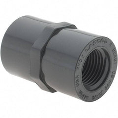 Value Collection - 1/2" PVC Plastic Pipe Female Adapter - Slip x FIPT End Connections - Americas Industrial Supply