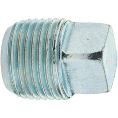 Value Collection - Class 150, 3/8" Galvanized Pipe Square Plug - Threaded, Malleable Iron - Americas Industrial Supply