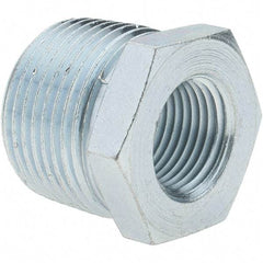 Value Collection - Class 150, 3/4 x 3/8" Galvanized Pipe Hex Bushing - Threaded, Malleable Iron - Americas Industrial Supply