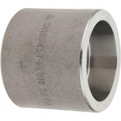 Value Collection - Size 1-1/4", Class 3,000, Forged Carbon Steel Black Pipe Coupling - Socket Weld End Connection - Americas Industrial Supply