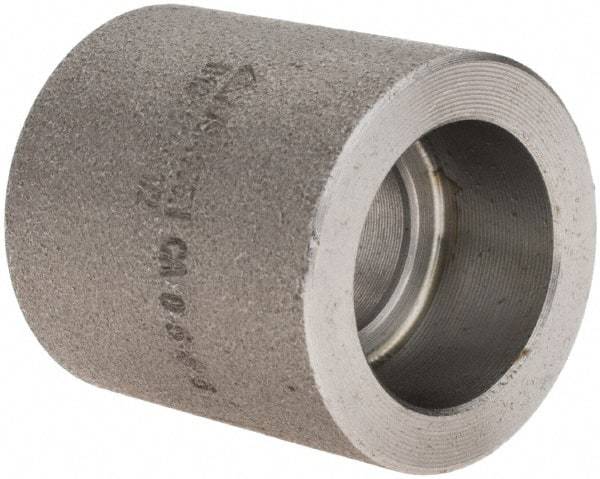 Value Collection - Size 1/2", Class 3,000, Forged Carbon Steel Black Pipe Coupling - Socket Weld End Connection - Americas Industrial Supply