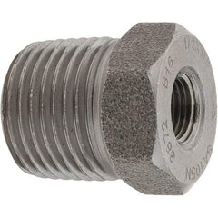 Value Collection - Size 1/2 x 1/8", Class 3,000, Forged Carbon Steel Black Pipe Bushing - NPT End Connection - Americas Industrial Supply