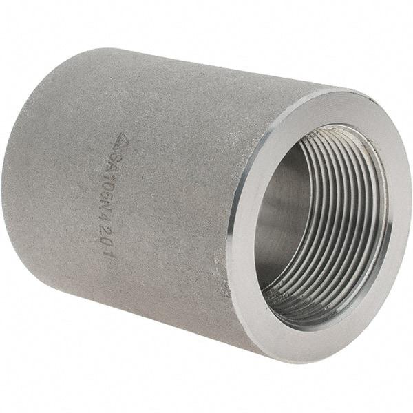 Value Collection - Size 1-1/2", Class 3,000, Forged Carbon Steel Black Pipe Coupling - NPT End Connection - Americas Industrial Supply