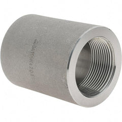 Value Collection - Size 1-1/2", Class 3,000, Forged Carbon Steel Black Pipe Coupling - NPT End Connection - Americas Industrial Supply