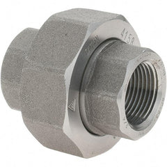 Value Collection - Size 3/4", Class 3,000, Forged Carbon Steel Black Pipe Union - NPT End Connection - Americas Industrial Supply