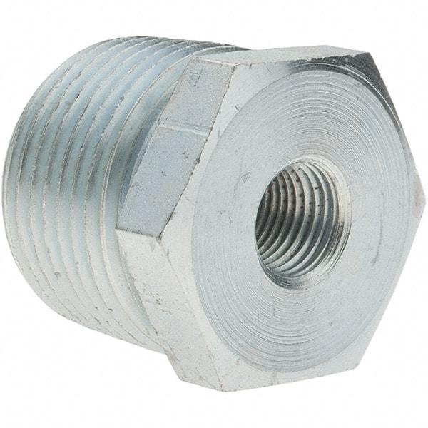 Value Collection - Class 150, 3/4 x 1/8" Galvanized Pipe Hex Bushing - Threaded, Malleable Iron - Americas Industrial Supply