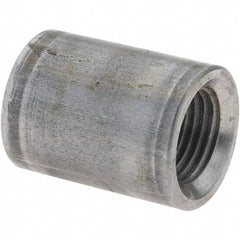 Value Collection - Size 1/8", Class 150, Malleable Iron Black Pipe Coupling - 150 psi, Threaded End Connection - Americas Industrial Supply