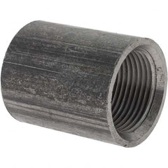 Value Collection - Size 3/4", Class 150, Malleable Iron Black Pipe Coupling - 150 psi, Threaded End Connection - Americas Industrial Supply