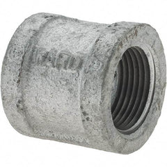 Value Collection - Class 150, 1" Galvanized Pipe Coupling (Right Hand) - Threaded, Malleable Iron - Americas Industrial Supply