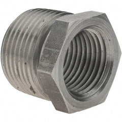 Value Collection - Size 3/4 x 1/2", Class 150, Steel Black Pipe Hex Bushing - 150 psi, Threaded End Connection - Americas Industrial Supply