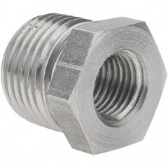 Value Collection - Size 1/2 x 1/4", Class 150, Steel Black Pipe Hex Bushing - 150 psi, Threaded End Connection - Americas Industrial Supply