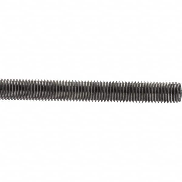 Value Collection - M14x2 1m Long, Steel Metric Threaded Rod - Zinc-Plated Finish - Americas Industrial Supply