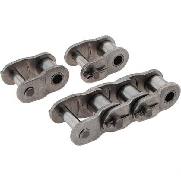 Value Collection - ANSI 60, Roller Chain Offset Link - For Use with Stainless Steel Single Strand Chain - Americas Industrial Supply