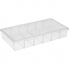 Value Collection - 8-1/4" Wide x 1-3/8" High x 4-1/4" Deep, Small Parts Storage Box - Plastic Frame - Americas Industrial Supply