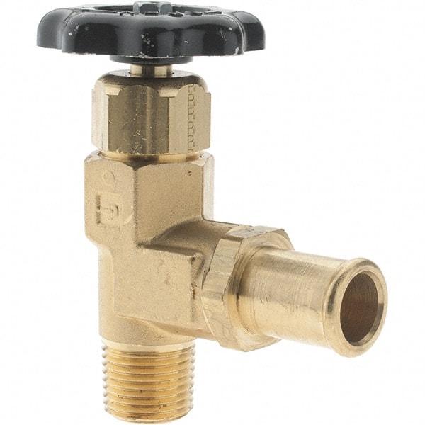 Parker - Hose I.D. x MNPTF End Connection Brass Truck Valve - 3.73" OAL - Americas Industrial Supply