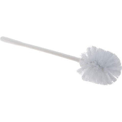 Value Collection - Toilet Bowl Brush - Synthetic, Plastic Handle, White - Americas Industrial Supply