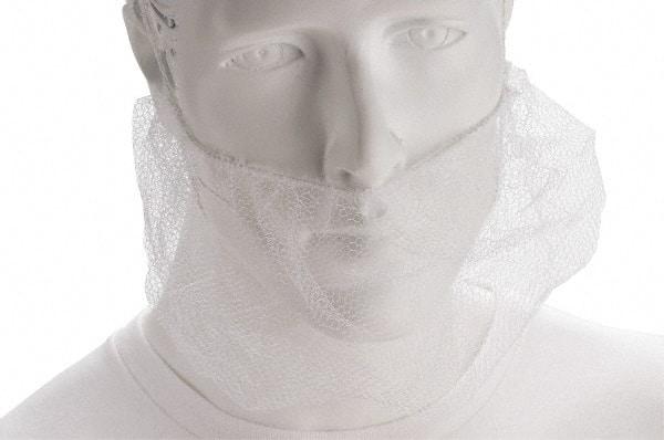 Value Collection - Disposable Beard Covers, Bouffants & Hairnets Type: Beard Cover Material: Nylon - Americas Industrial Supply