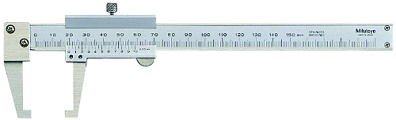 0-150MM 0.01MM VERNIER NECK CALIPER - Americas Industrial Supply