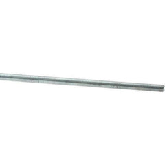 Value Collection - M10x1.25 1m Long, Steel Metric Threaded Rod - Zinc-Plated Finish - Americas Industrial Supply