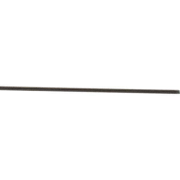 Value Collection - #8-32 UNC (Coarse), 3' Long, Stainless Steel Threaded Rod - 3' Long - Americas Industrial Supply