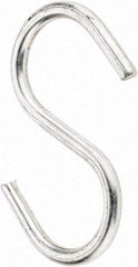 Value Collection - Carbon Steel Bright Zinc S-Hook - 0.148" Wire, 2-1/8" OAL - Americas Industrial Supply