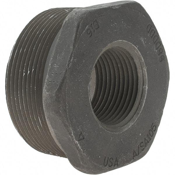 Value Collection - Size 1-1/4 x 2", Steel Pipe Hex Bushing - Threaded (NPT) End Connection - Americas Industrial Supply