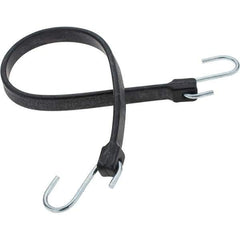 Value Collection - Heavy Duty Tie Down with S Hook - 24" OAL, Black - Americas Industrial Supply