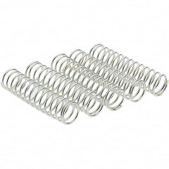 Value Collection - 1/2" OD, 0.047" Wire, Compression Spring - 6.29 Lb Spring Rating, Spring Steel - Americas Industrial Supply