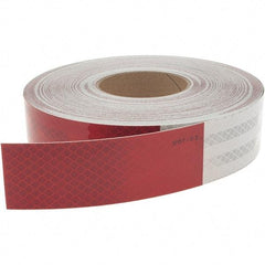 Value Collection - DOT Conspicuity Tape Color: Red and White Width (Inch): 2 - Americas Industrial Supply