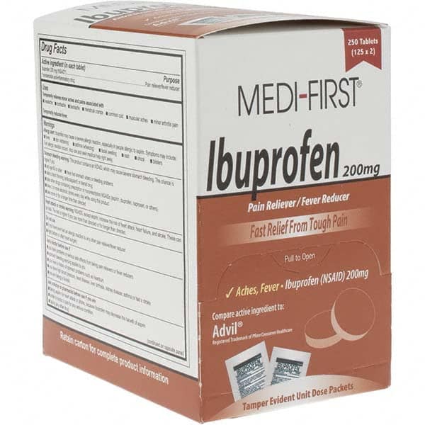 Value Collection - Ibuprofen Tablets - Headache & Pain Relief - Americas Industrial Supply
