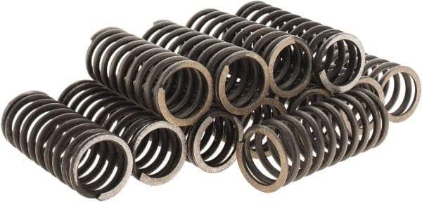 Value Collection - 1-1/64" OD, 0.12" Wire, Compression Spring - 56 Lb Spring Rating, Spring Steel - Americas Industrial Supply