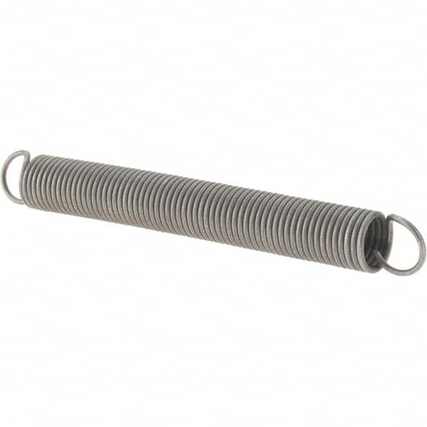 Value Collection - 3/8" OD, Steel Extension Spring - 1.9 Lb/In Rating - Americas Industrial Supply