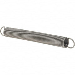 Value Collection - 3/8" OD, Steel Extension Spring - 1.9 Lb/In Rating - Americas Industrial Supply