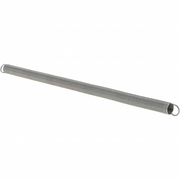 Value Collection - 1/4" OD, Steel Extension Spring - 0.4375 Lb/In Rating - Americas Industrial Supply