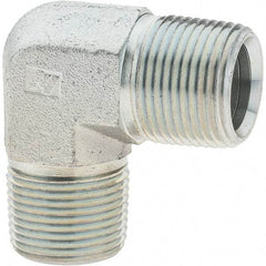 Value Collection - Industrial Pipe 90° Elbow - MNPTF x MNPTF, 4,000 psi - Americas Industrial Supply