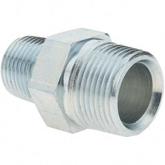 Value Collection - 3/4 x 3/4 Male Thread, Steel Industrial Pipe Hex Nipple - MNPTF x MNPTF - Americas Industrial Supply