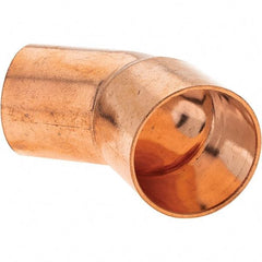 Value Collection - 1" Wrot Copper Pipe 45° Street Elbow - FTG x C - Americas Industrial Supply