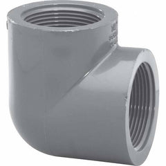 Value Collection - 1-1/2" PVC Plastic Pipe 90° Elbow - FIPT x FIPT End Connections - Americas Industrial Supply