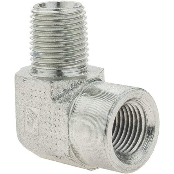Value Collection - Industrial Pipe 90° Street Elbow - MNPTF x FNPTF, 6,000 psi - Americas Industrial Supply