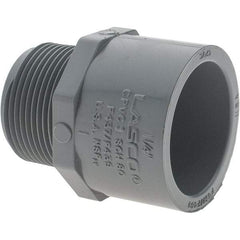 Value Collection - 1-1/4" CPVC Plastic Pipe Male Adapter - MIPT x Slip End Connections - Americas Industrial Supply