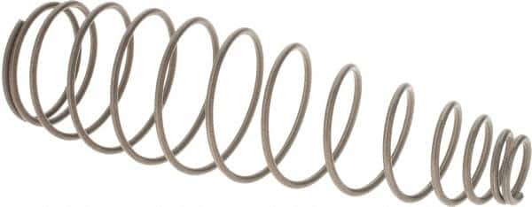 Value Collection - 1-1/16" OD, 0.051" Wire, Compression Spring - 1.2 Lb Spring Rating, Spring Steel - Americas Industrial Supply