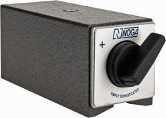 Noga - 120mm Long x 50mm Wide x 55mm High Magnetic Indicator Base with On/Off Switch - 1,300 N Magnetic Pull - Americas Industrial Supply