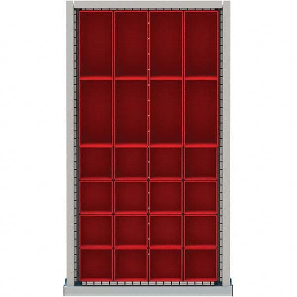 LISTA - 24-Compartment Drawer Divider Layout for 2.17" High Drawers - Americas Industrial Supply