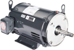 US Motors - 1 hp, ODP Enclosure, No Thermal Protection, 1,740 RPM, 208-230/460 Volt, 60 Hz, Three Phase Energy Efficient Motor - Size 143 Frame, Rigid Mount, 1 Speed, Ball Bearings, 3.1-3/1.5 Full Load Amps, F Class Insulation, CCW Lead End - Americas Industrial Supply