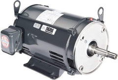 US Motors - 10 hp, ODP Enclosure, No Thermal Protection, 3,500 RPM, 208-230/460 Volt, 60 Hz, Three Phase Energy Efficient Motor - Size 213 Frame, Rigid Mount, 1 Speed, Ball Bearings, 27.5-25.3/12.6 Full Load Amps, F Class Insulation, CCW Lead End - Americas Industrial Supply