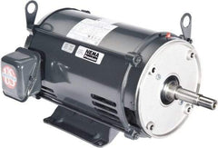 US Motors - 5 hp, ODP Enclosure, No Thermal Protection, 1,755 RPM, 575 Volt, 60 Hz, Three Phase Energy Efficient Motor - Size 184 Frame, Rigid Mount, 1 Speed, Ball Bearings, 5.1 Full Load Amps, F Class Insulation, CCW Lead End - Americas Industrial Supply